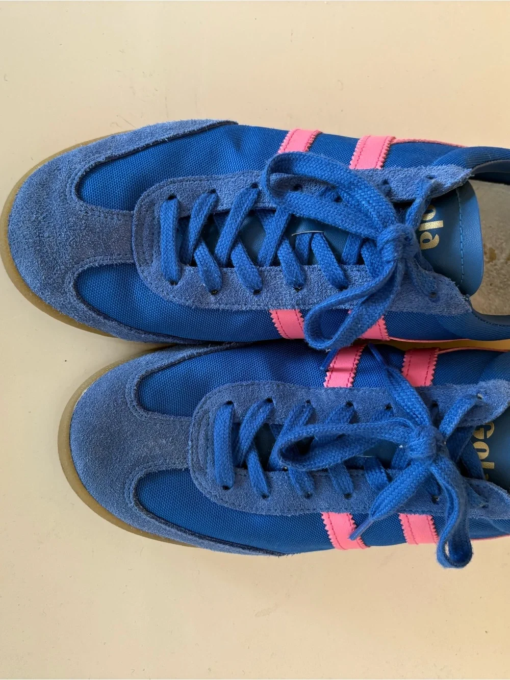 GOLA Blue & Pink Retro Runner Sneakers